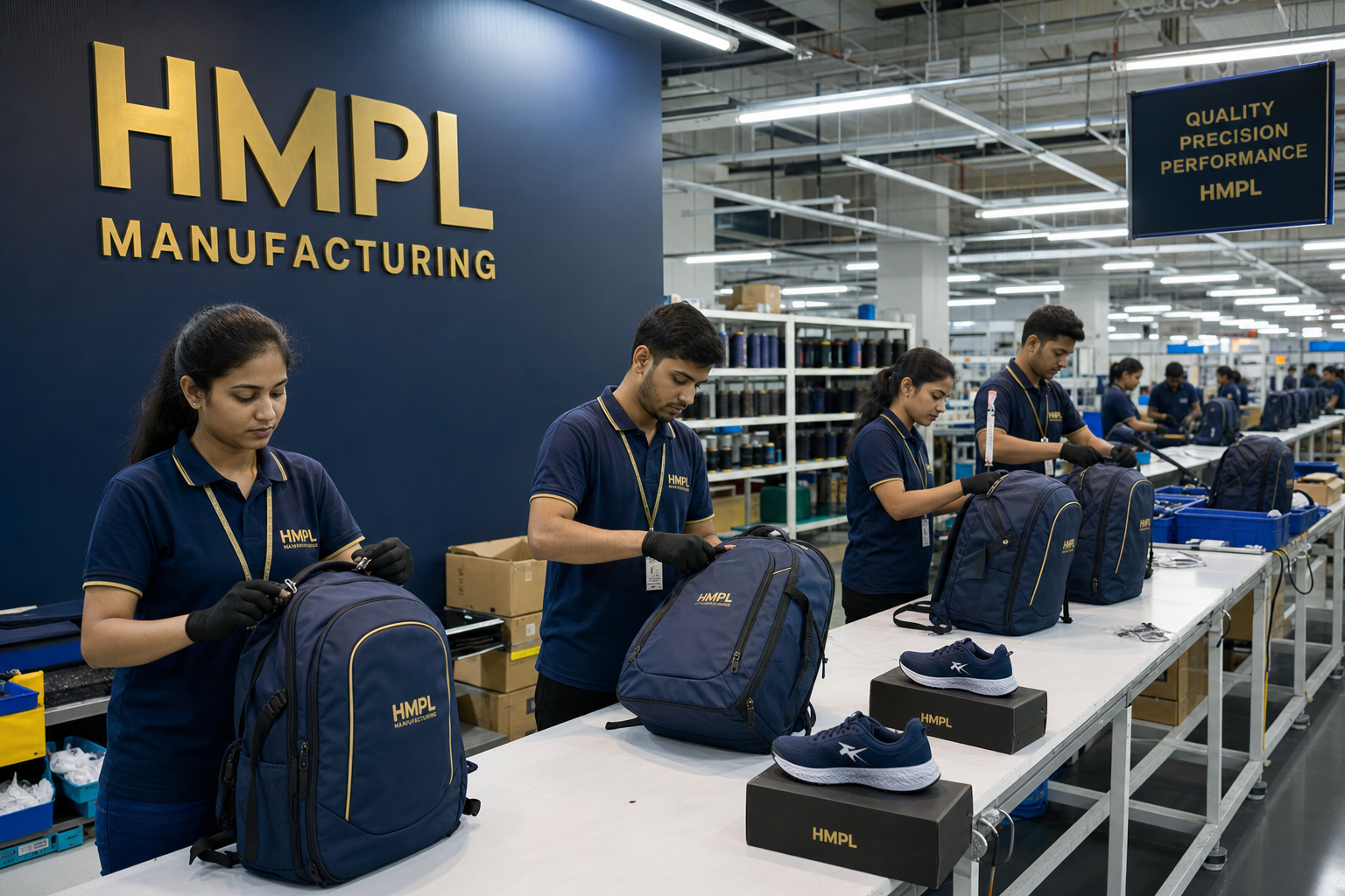 HMPL Sports manufacturing floor